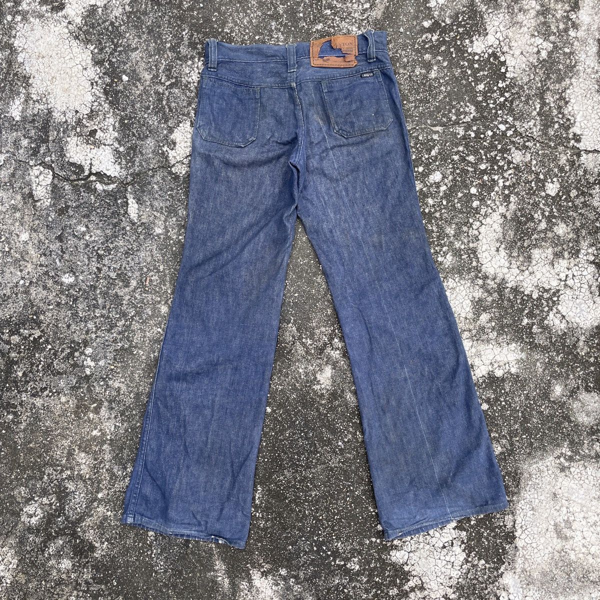 American Apparel Vintage 1967 Canton Campux Distressed 13oz Denim Size 29" - 7 Thumbnail