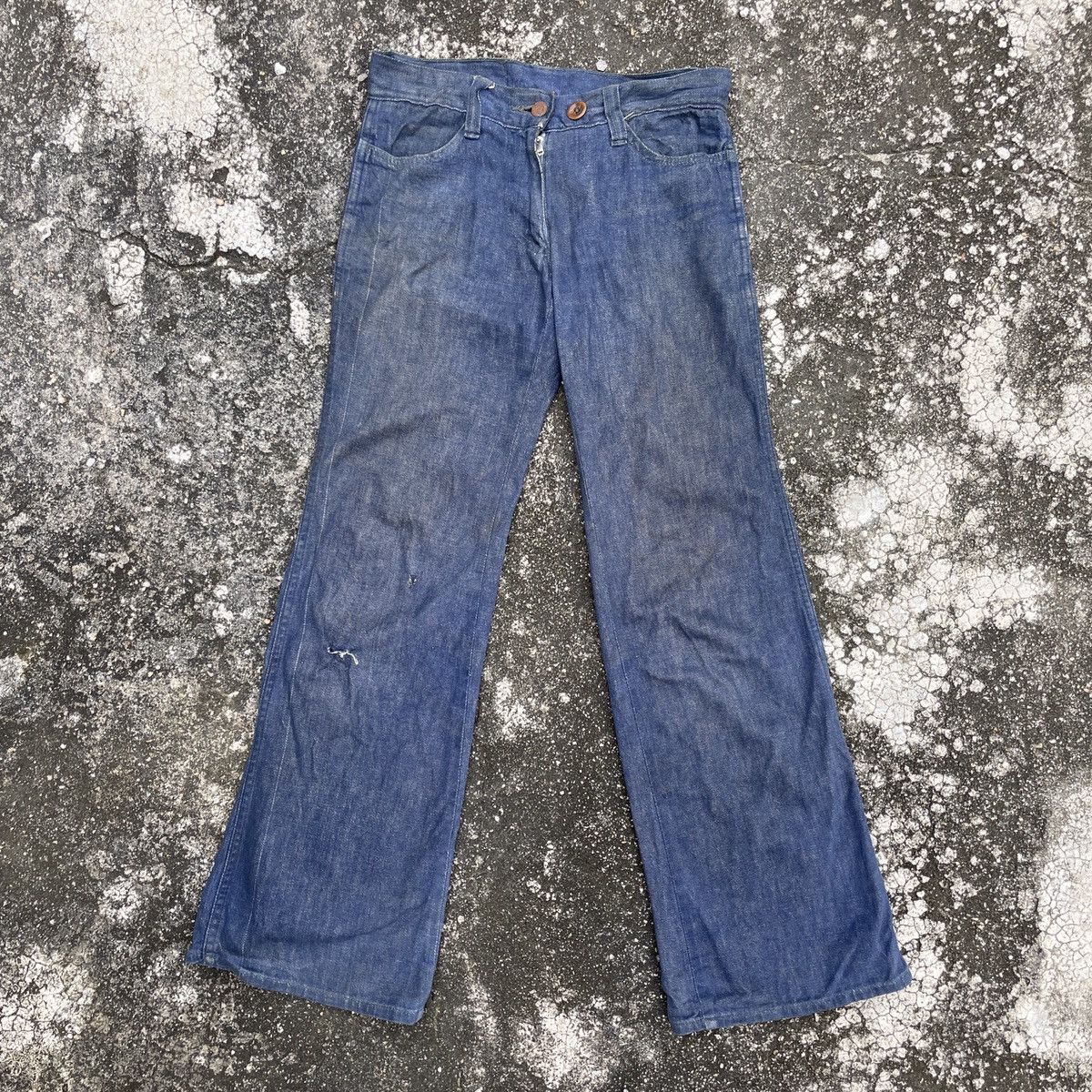 American Apparel Vintage 1967 Canton Campux Distressed 13oz Denim Size 29" - 1 Thumbnail