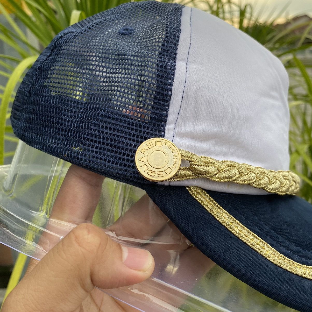 Dsquared2 × Japanese Brand × Vintage Vintage Rare Dsquared2 Military Trucker Hat Cap Size ONE SIZE - 8 Thumbnail