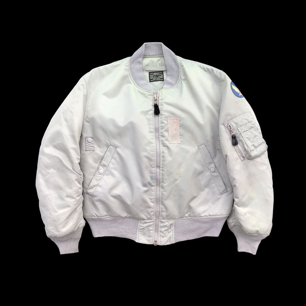 Vintage Vintage U.S Air Force Intermediate Ma-1 Bomber Jacket Size US M / EU 48-50 / 2 - 6 Thumbnail