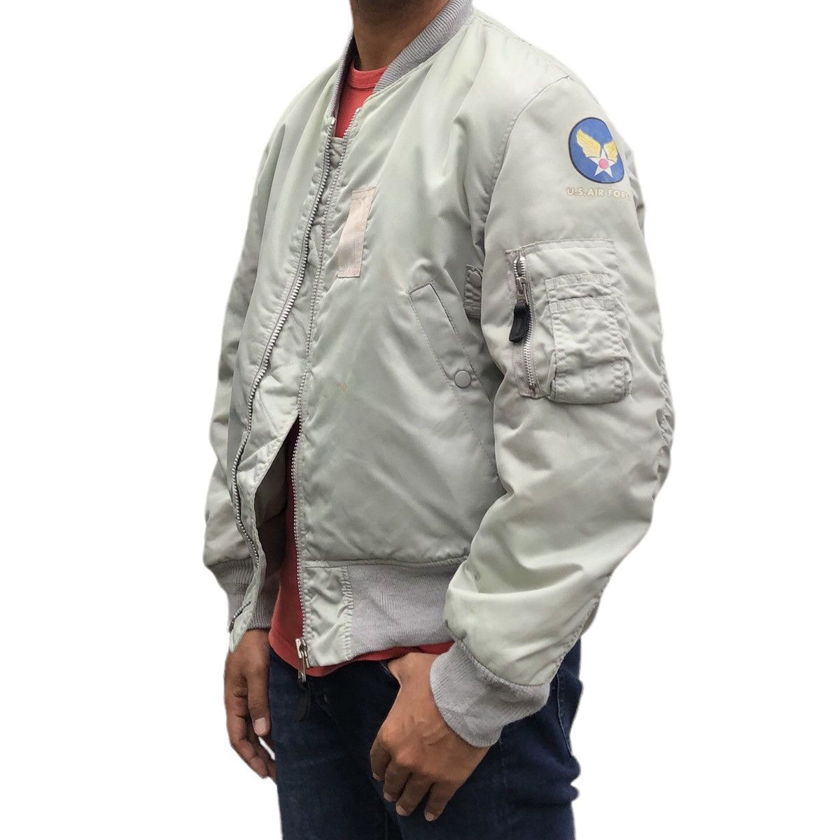 Vintage Vintage U.S Air Force Intermediate Ma-1 Bomber Jacket Size US M / EU 48-50 / 2 - 5 Thumbnail
