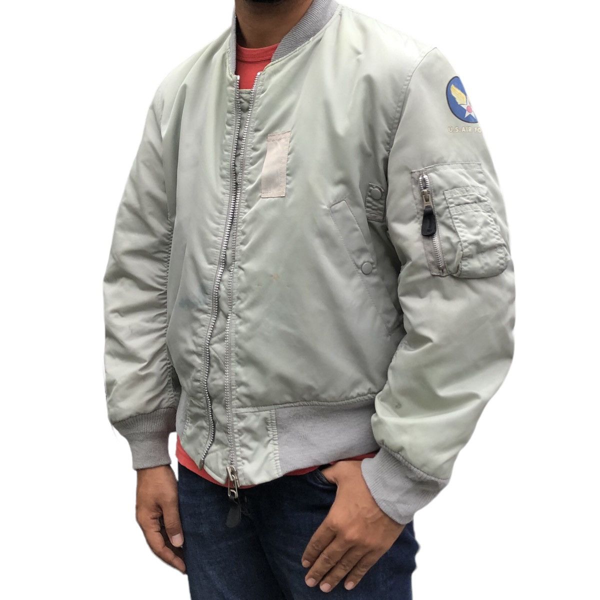 Vintage Vintage U.S Air Force Intermediate Ma-1 Bomber Jacket Size US M / EU 48-50 / 2 - 4 Thumbnail
