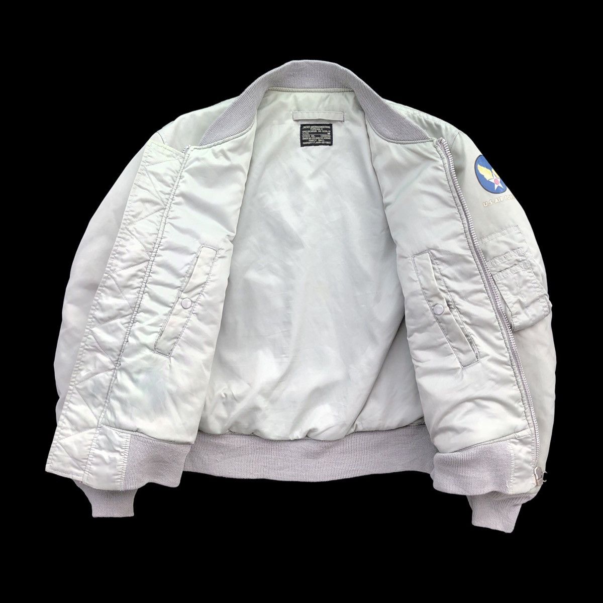Vintage Vintage U.S Air Force Intermediate Ma-1 Bomber Jacket Size US M / EU 48-50 / 2 - 7 Thumbnail