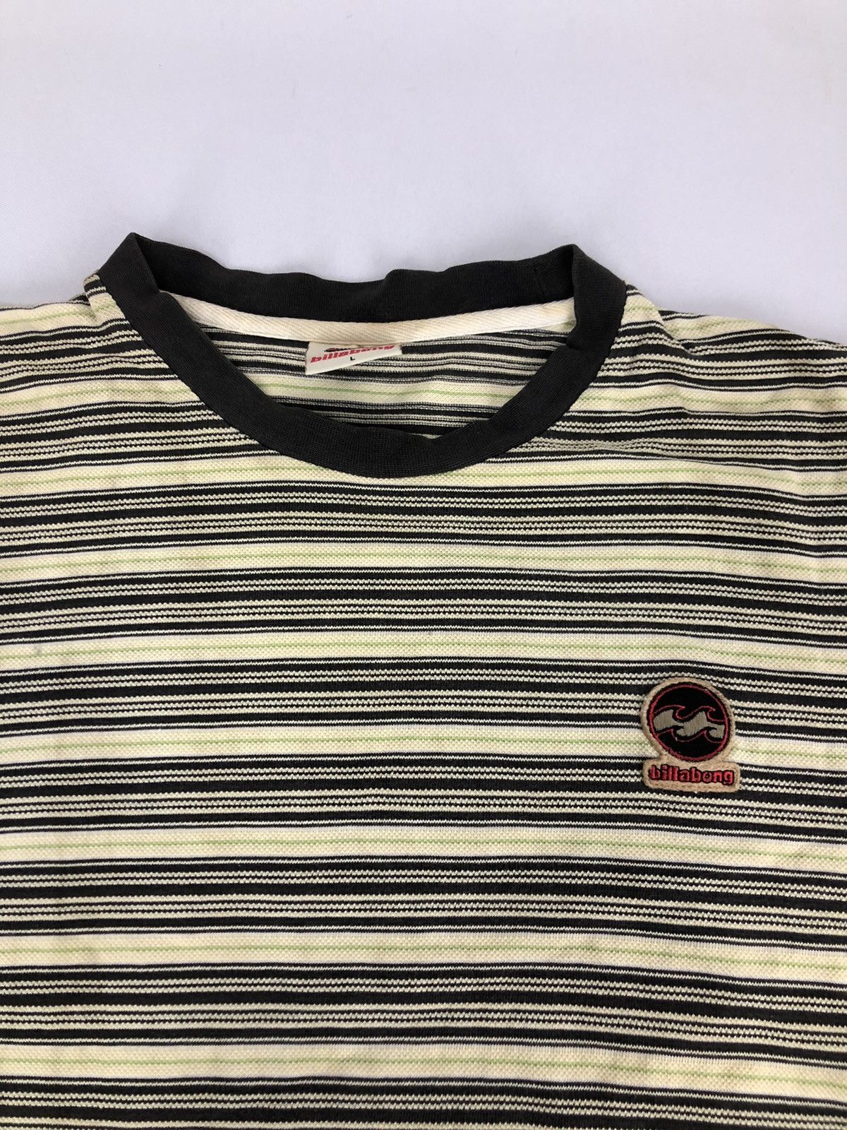 Billabong × Vintage Billabong Striped Block Design Tee Printed Unisex Wear Size US M / EU 48-50 / 2 - 3 Thumbnail