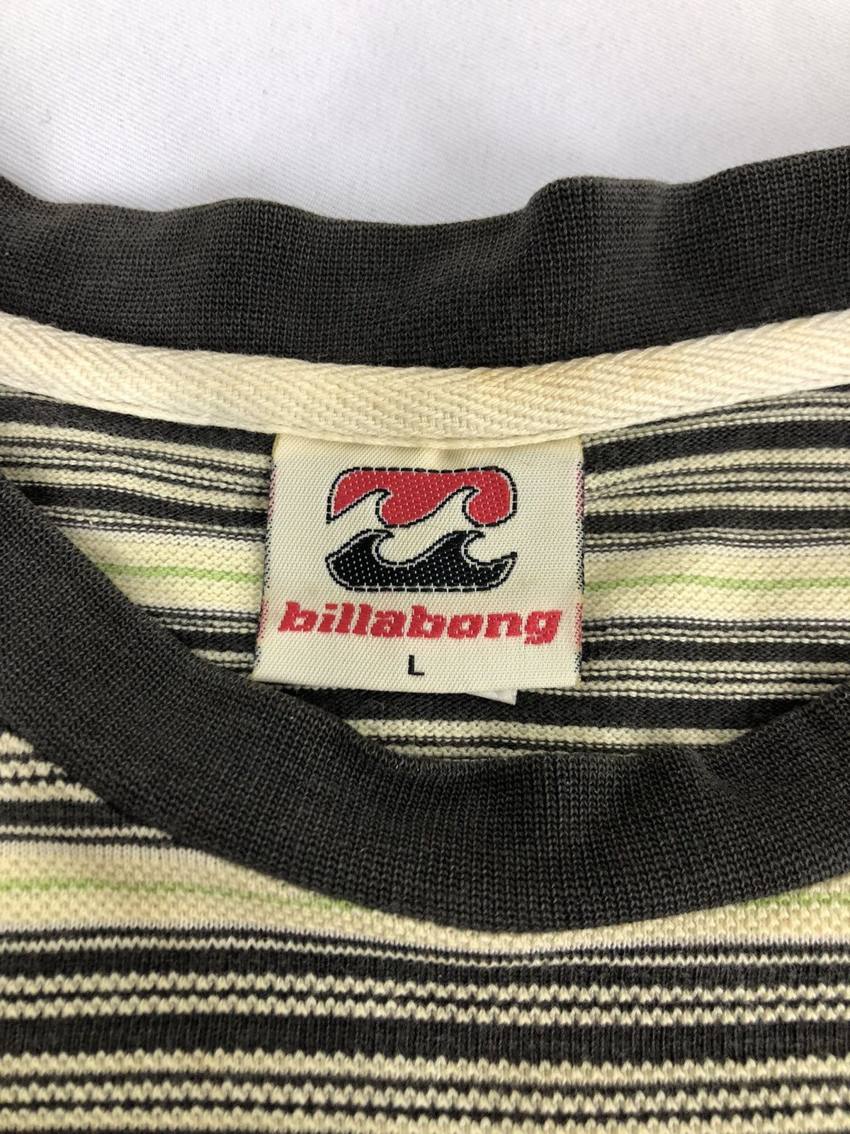 Billabong × Vintage Billabong Striped Block Design Tee Printed Unisex Wear Size US M / EU 48-50 / 2 - 4 Thumbnail