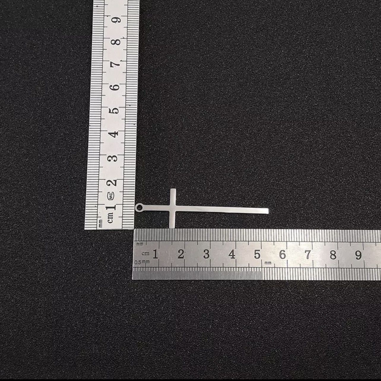 Jewelry × Vintage Long Cross Stainless Steel Pendant Charm Jewelry 3 pieces Size ONE SIZE - 2 Thumbnail