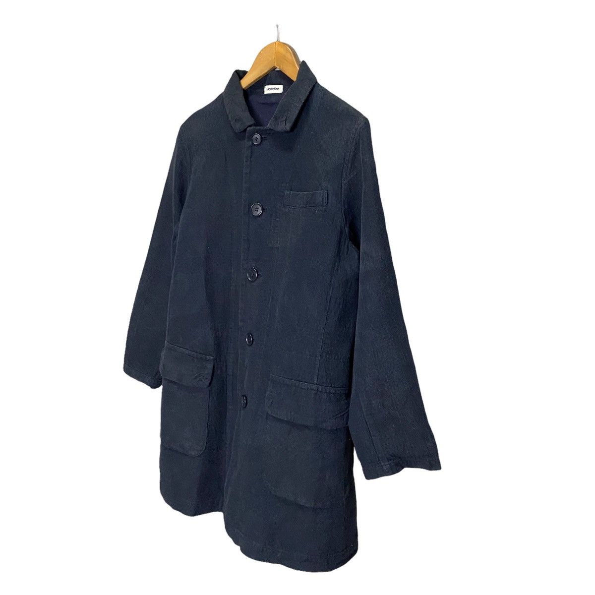 Designer × Issey Miyake × Japanese Brand Plantation by issey miyake indigo button up jacket Size US M / EU 48-50 / 2 - 4 Thumbnail