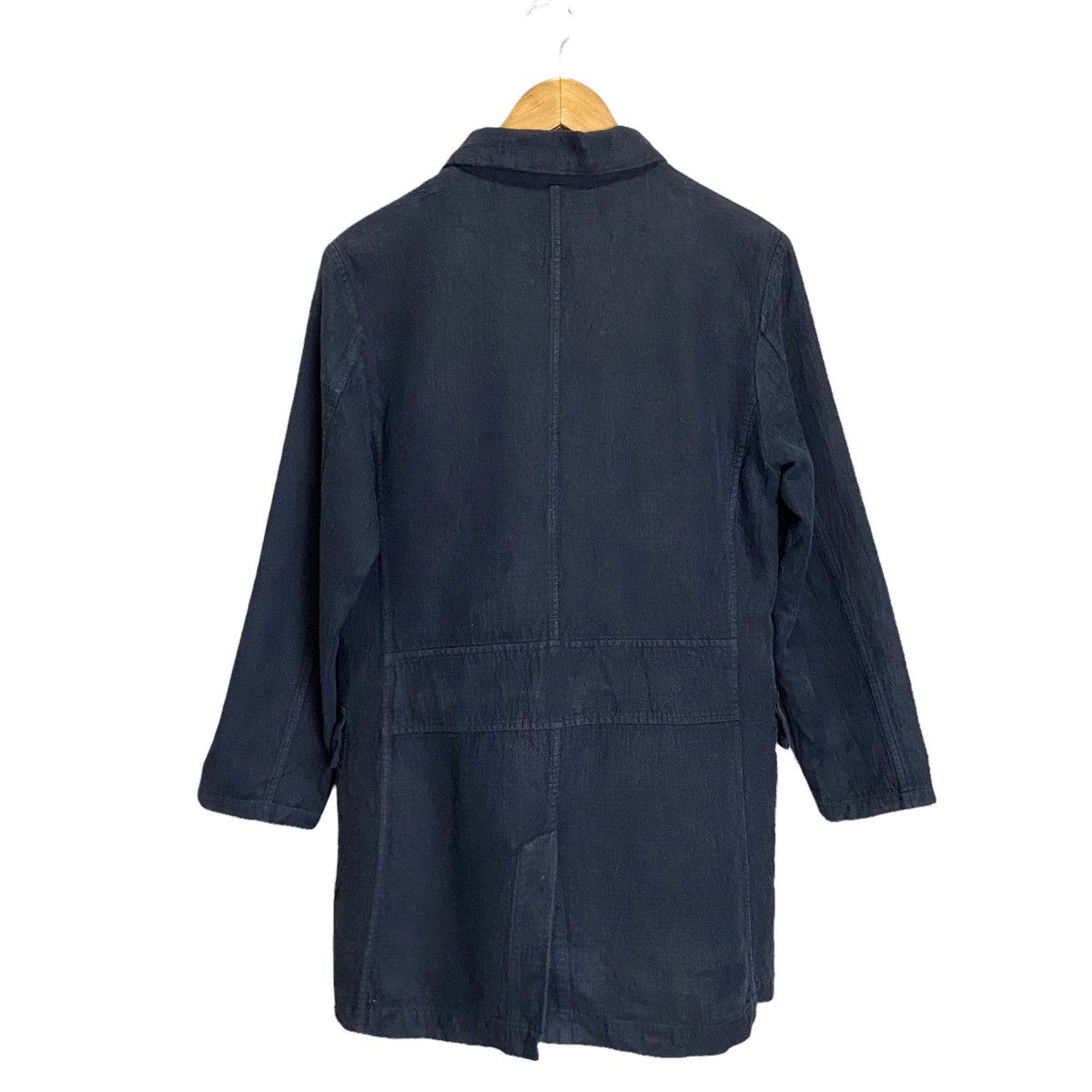 Designer × Issey Miyake × Japanese Brand Plantation by issey miyake indigo button up jacket Size US M / EU 48-50 / 2 - 2 Thumbnail