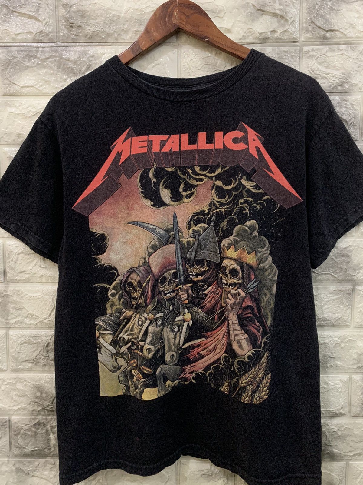 Metallica Vintage Metallica Band Black Tee Size US M / EU 48-50 / 2 - 3 Thumbnail