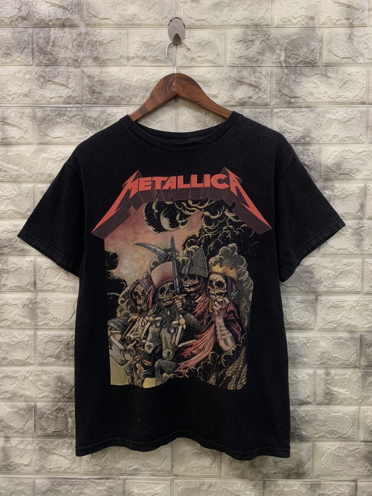 Metallica Vintage Metallica Band Black Tee Size US M / EU 48-50 / 2 - 2 Thumbnail