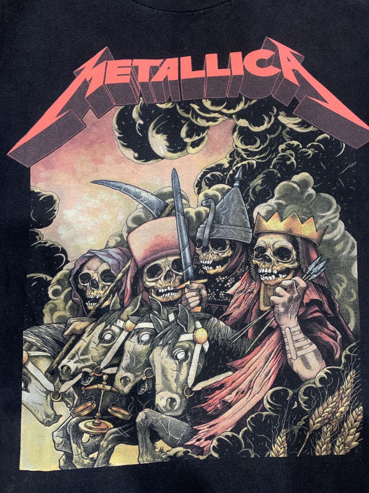 Vintage Metallica Band Black Tee