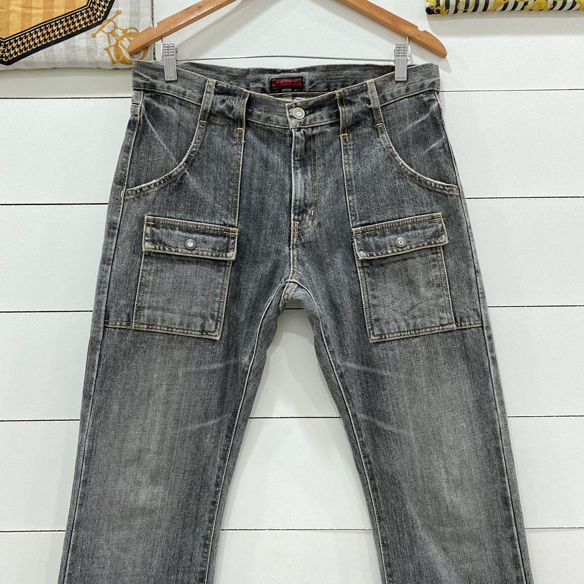 If Six Was Nine × Johnbull × Le Grande Bleu (L.G.B.) John Bull Tactical/Multi Pocket Cargo Bush Pant Size US 33 - 2 Thumbnail