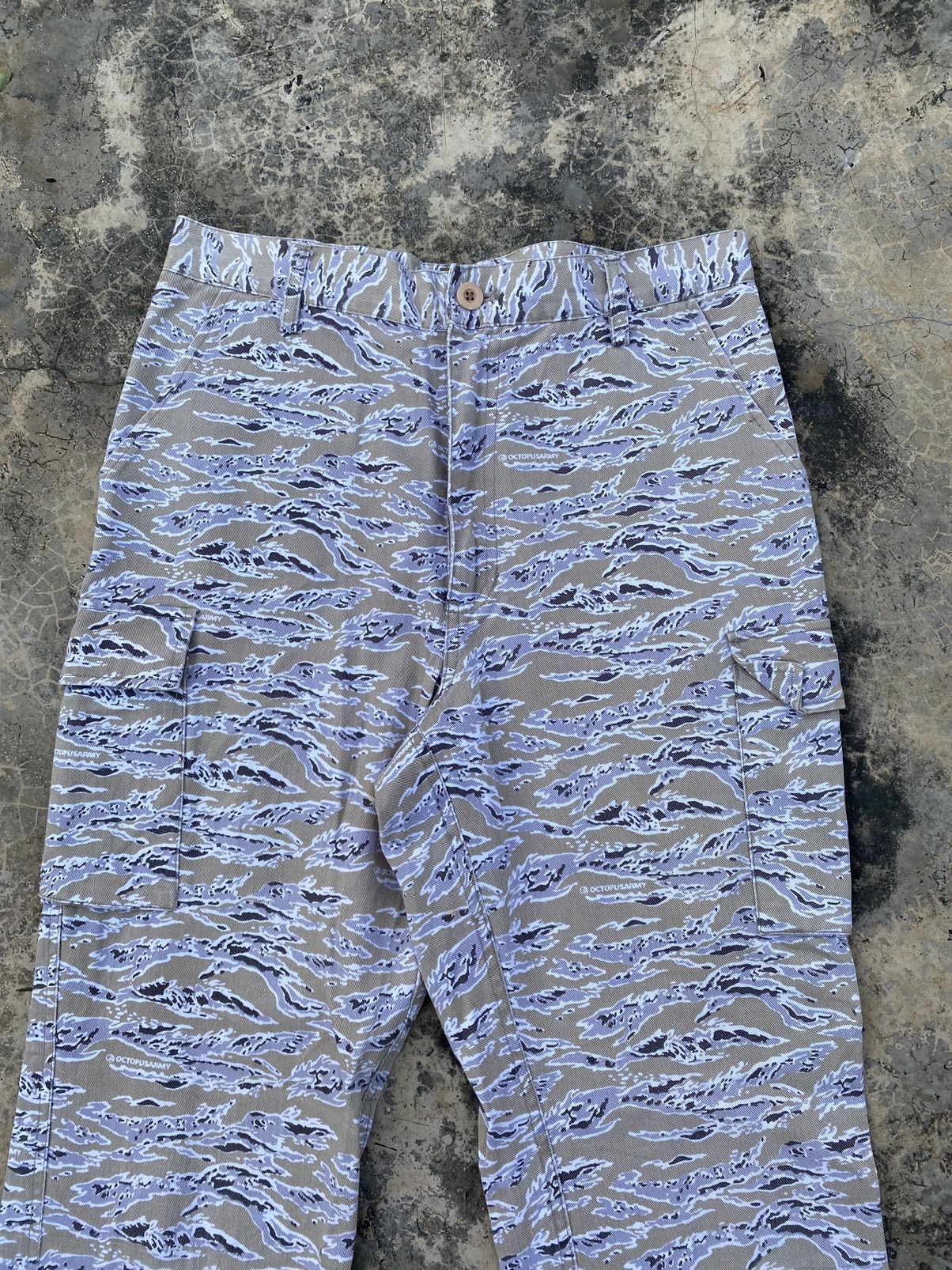Octopus Octopus Army Tiger Stripe Cargo Pant Size US 30 / EU 46 - 4 Thumbnail