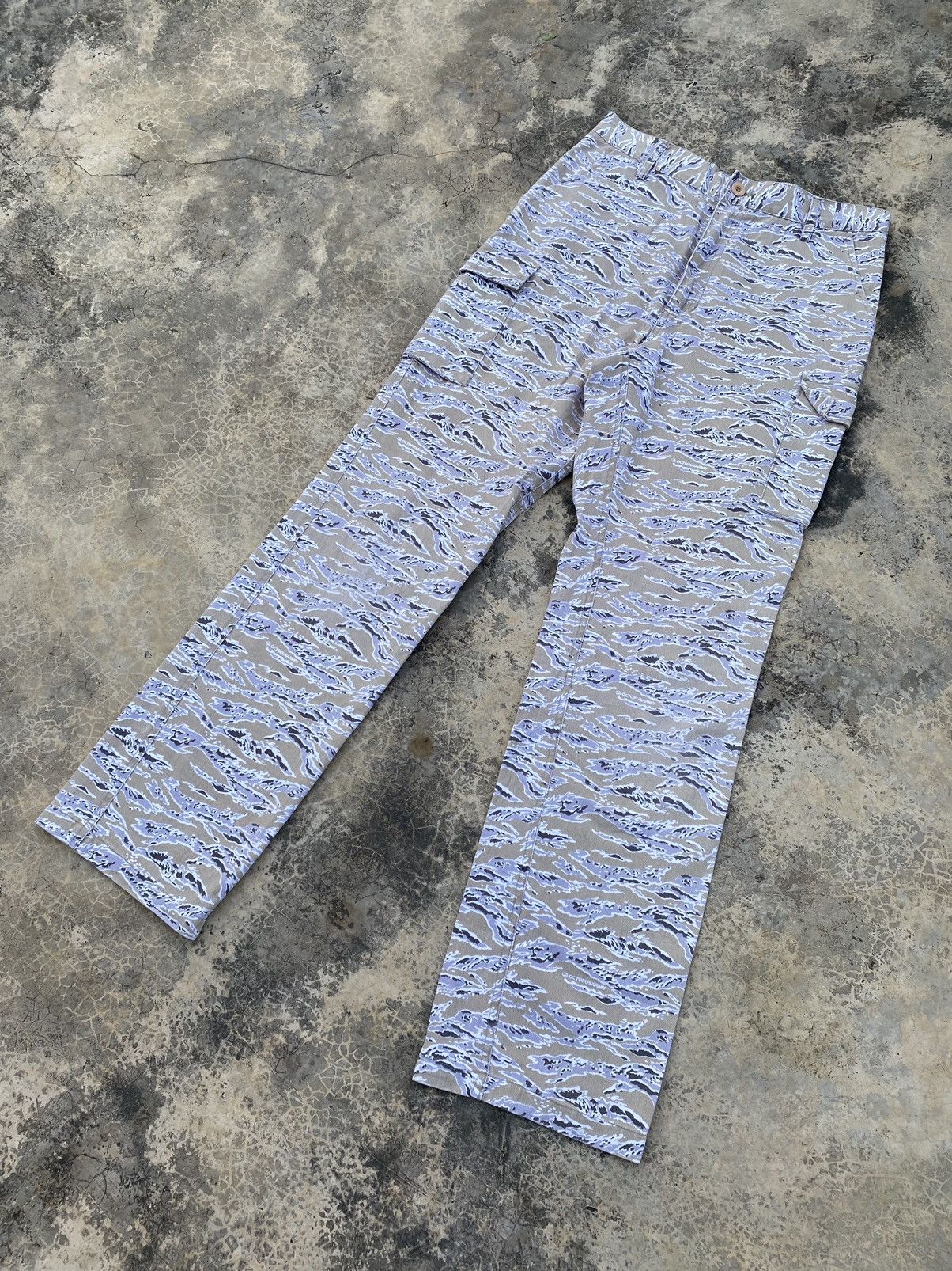 Octopus Octopus Army Tiger Stripe Cargo Pant Size US 30 / EU 46 - 1 Thumbnail