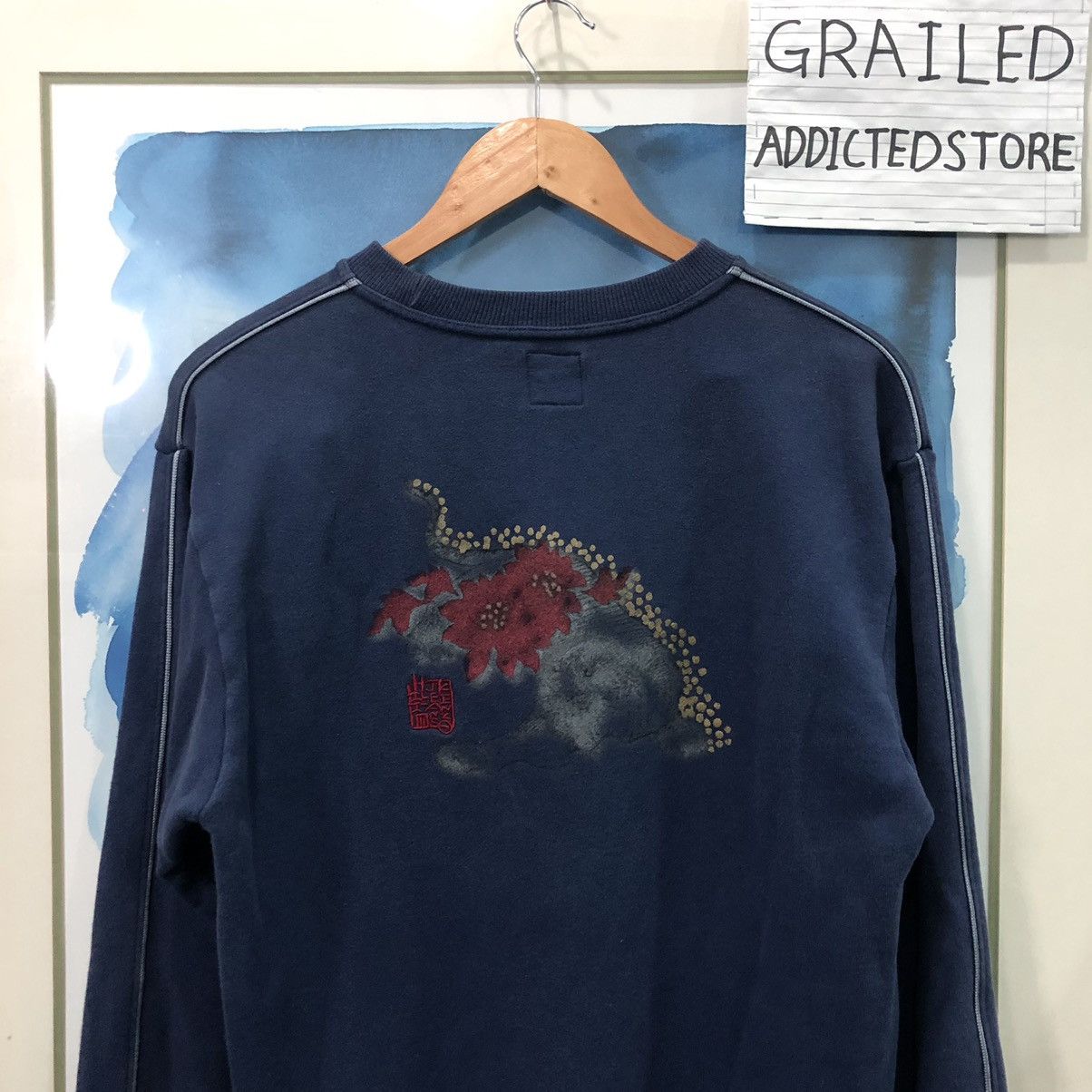 Japanese Brand × Kenzo × Vintage Kenzo Jeans Sweatshirt Size US M / EU 48-50 / 2 - 2 Thumbnail