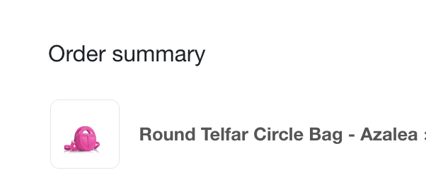 Telfar Round Telfar Circle Bag - Azalea Size ONE SIZE - 17 Thumbnail