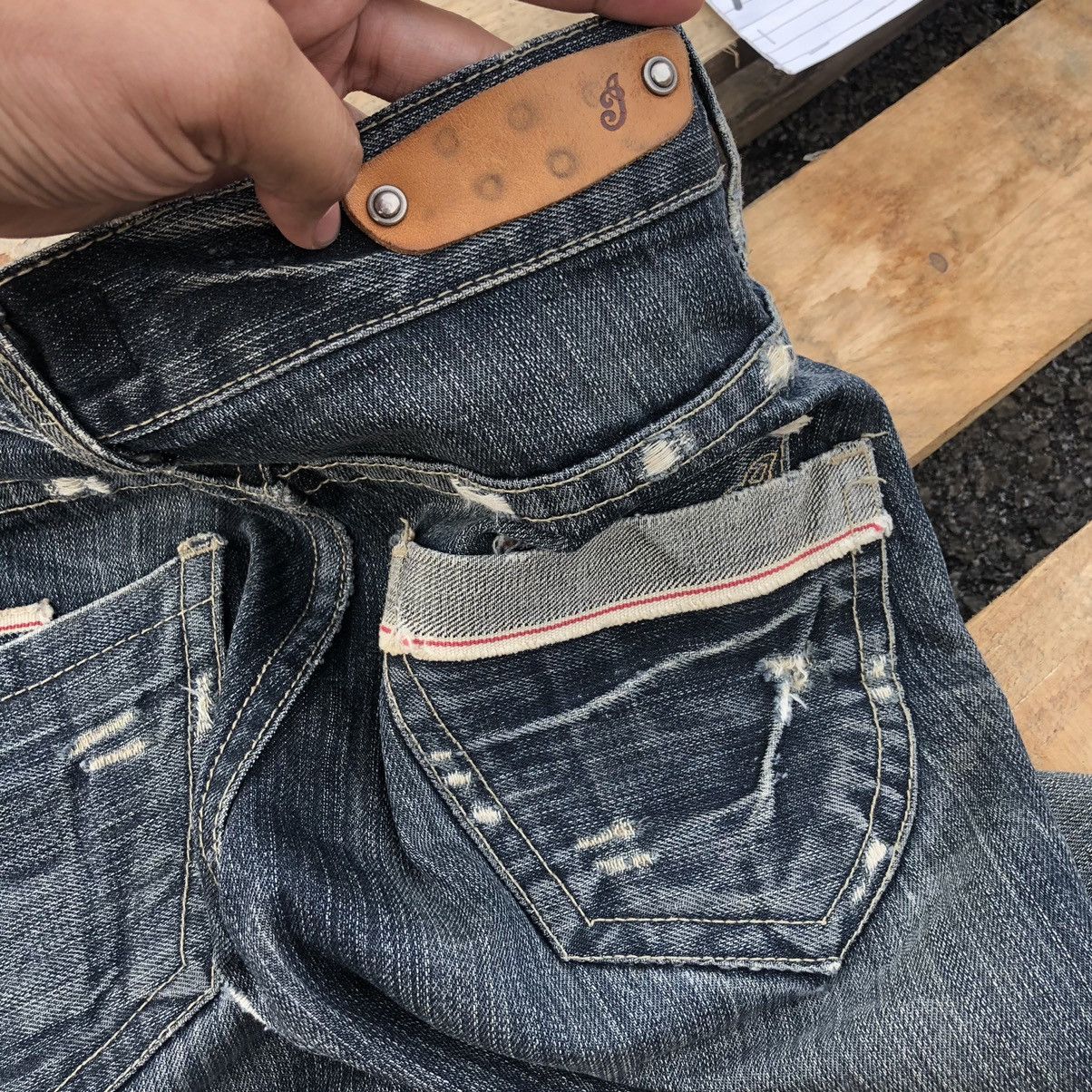 Japanese Brand Number Nine Style Distressed Indian Motocycle Denim Jeans Size US 30 / EU 46 - 10 Thumbnail