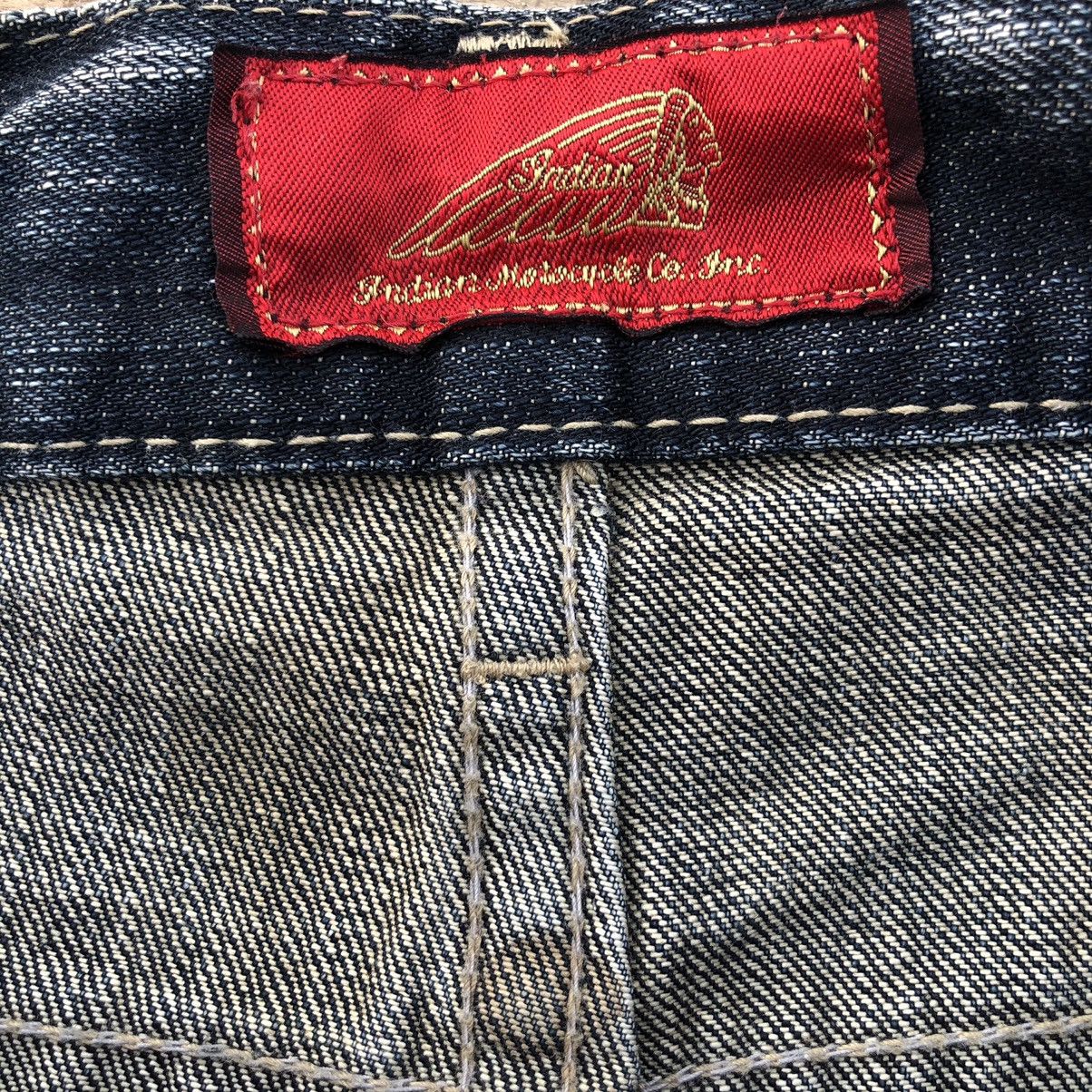 Japanese Brand Number Nine Style Distressed Indian Motocycle Denim Jeans Size US 30 / EU 46 - 11 Thumbnail
