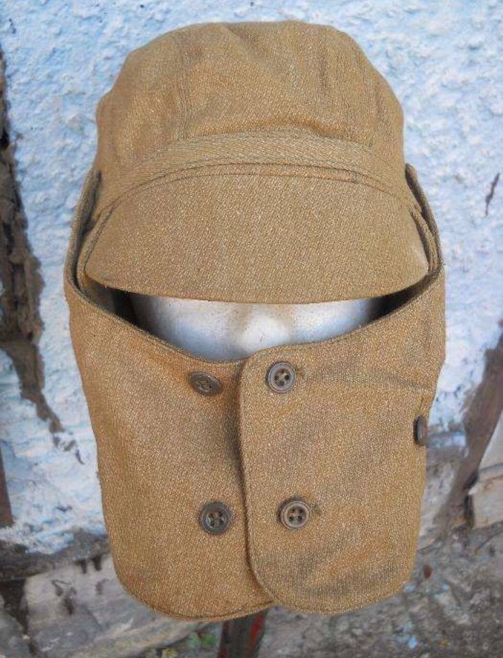 Designer Vintage 70s Ninja Military Men’s Hat Cap Futuristic Style Size ONE SIZE - 6 Thumbnail