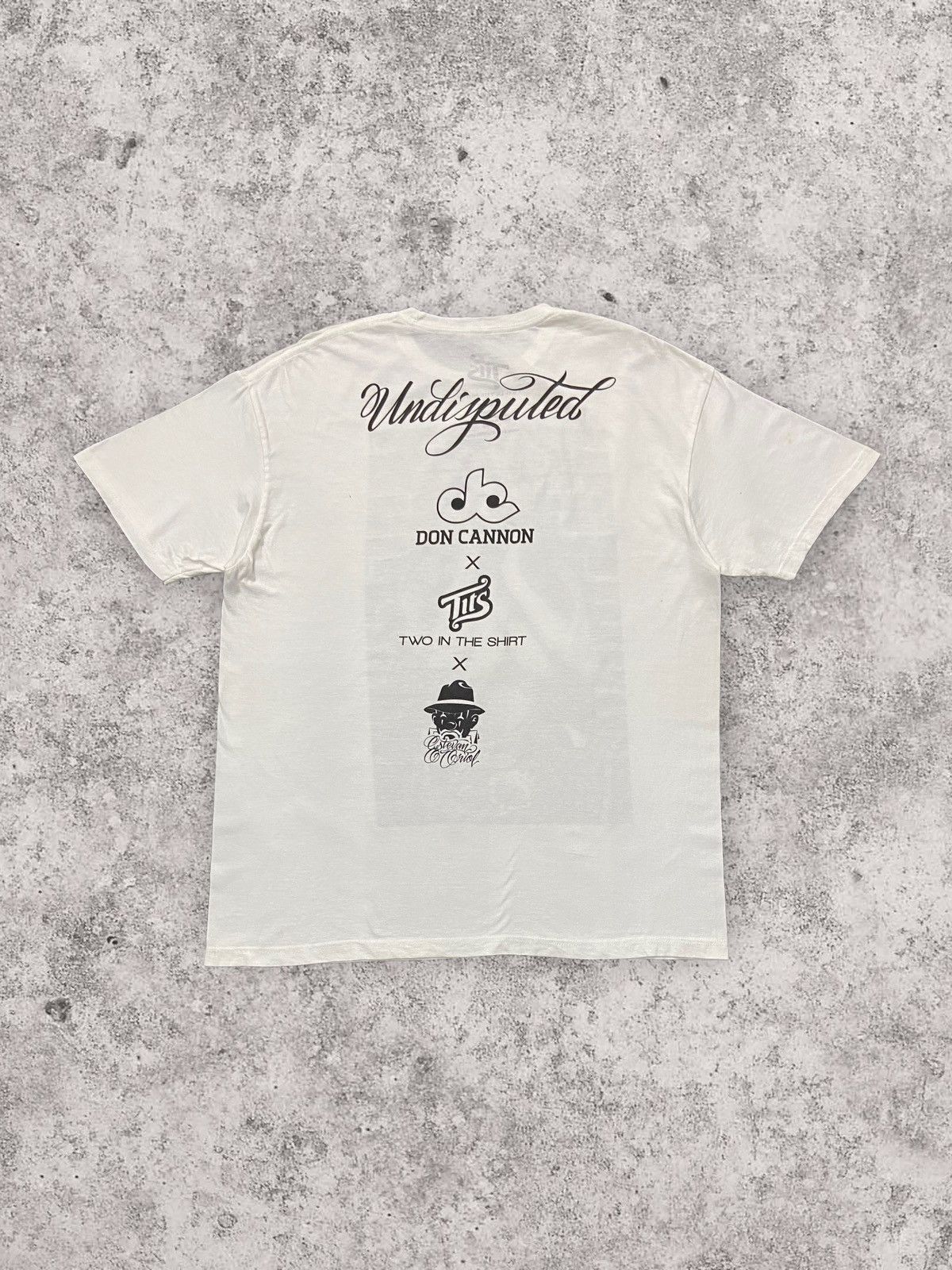Rap Tees × Vintage Two In The Shirt X Don Cannon X Estevan Oriol Undisputed Tee Size US XL / EU 56 / 4 - 2 Thumbnail