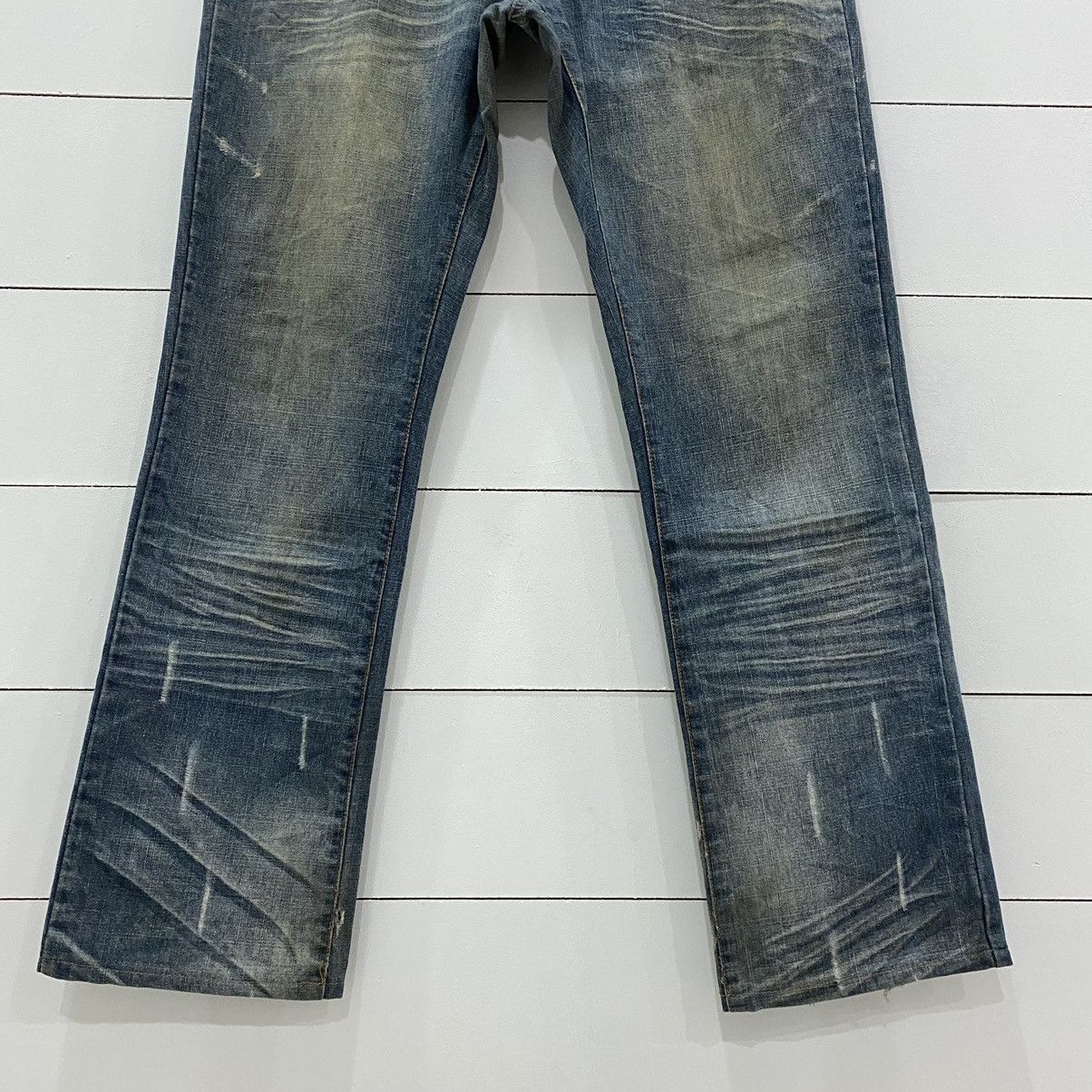 semanticdesign Semantic Design Buckle Distressed Denim Jeans Size US 32 / EU 48 - 8 Thumbnail