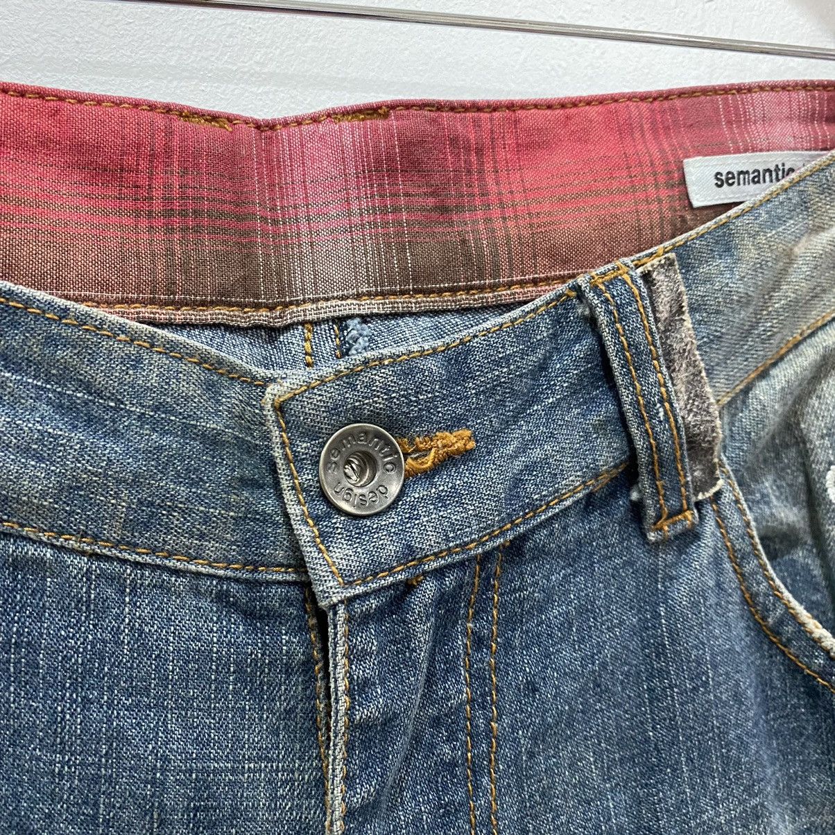 semanticdesign Semantic Design Buckle Distressed Denim Jeans Size US 32 / EU 48 - 11 Thumbnail