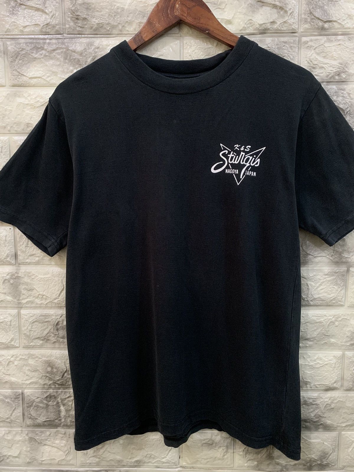 Vintage Vintage K&S Custom Motorcycle Black Tee Size US M / EU 48-50 / 2 - 3 Thumbnail