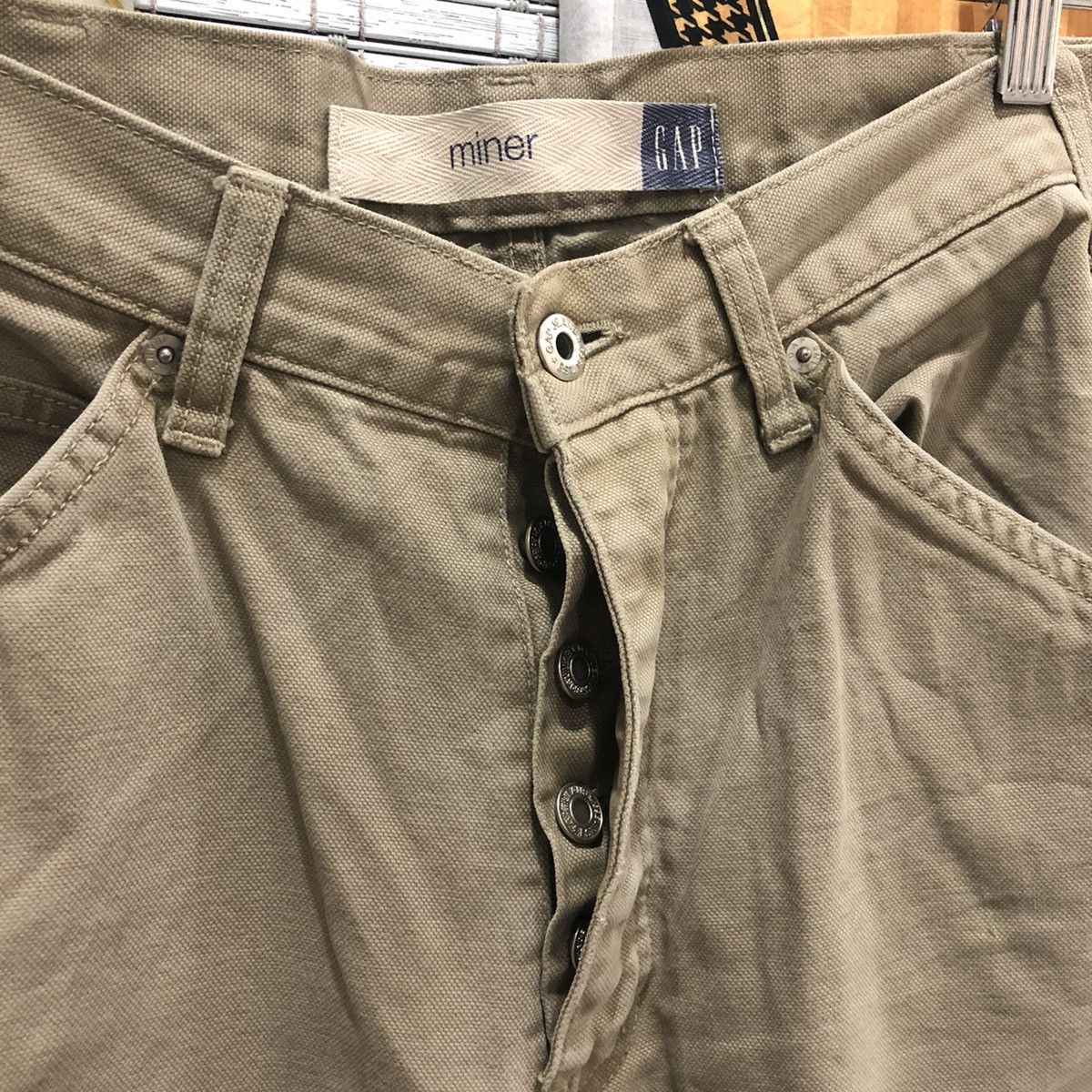 Gap × Japanese Brand × Seditionaries Kapital Style Gap Double knee Beige Pants Size US 34 / EU 50 - 5 Thumbnail
