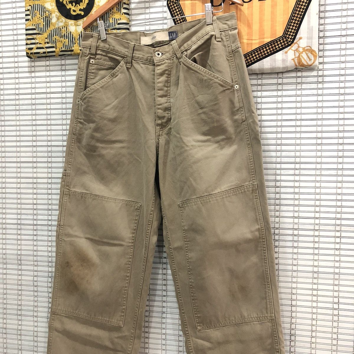 Gap × Japanese Brand × Seditionaries Kapital Style Gap Double knee Beige Pants Size US 34 / EU 50 - 3 Thumbnail