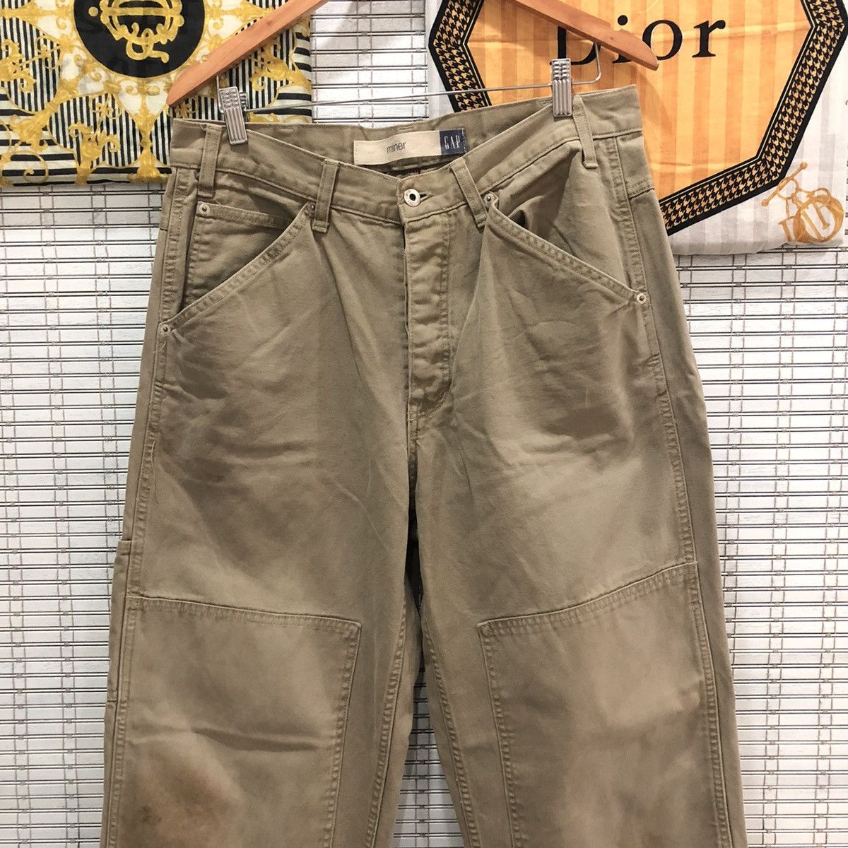 Gap × Japanese Brand × Seditionaries Kapital Style Gap Double knee Beige Pants Size US 34 / EU 50 - 4 Thumbnail