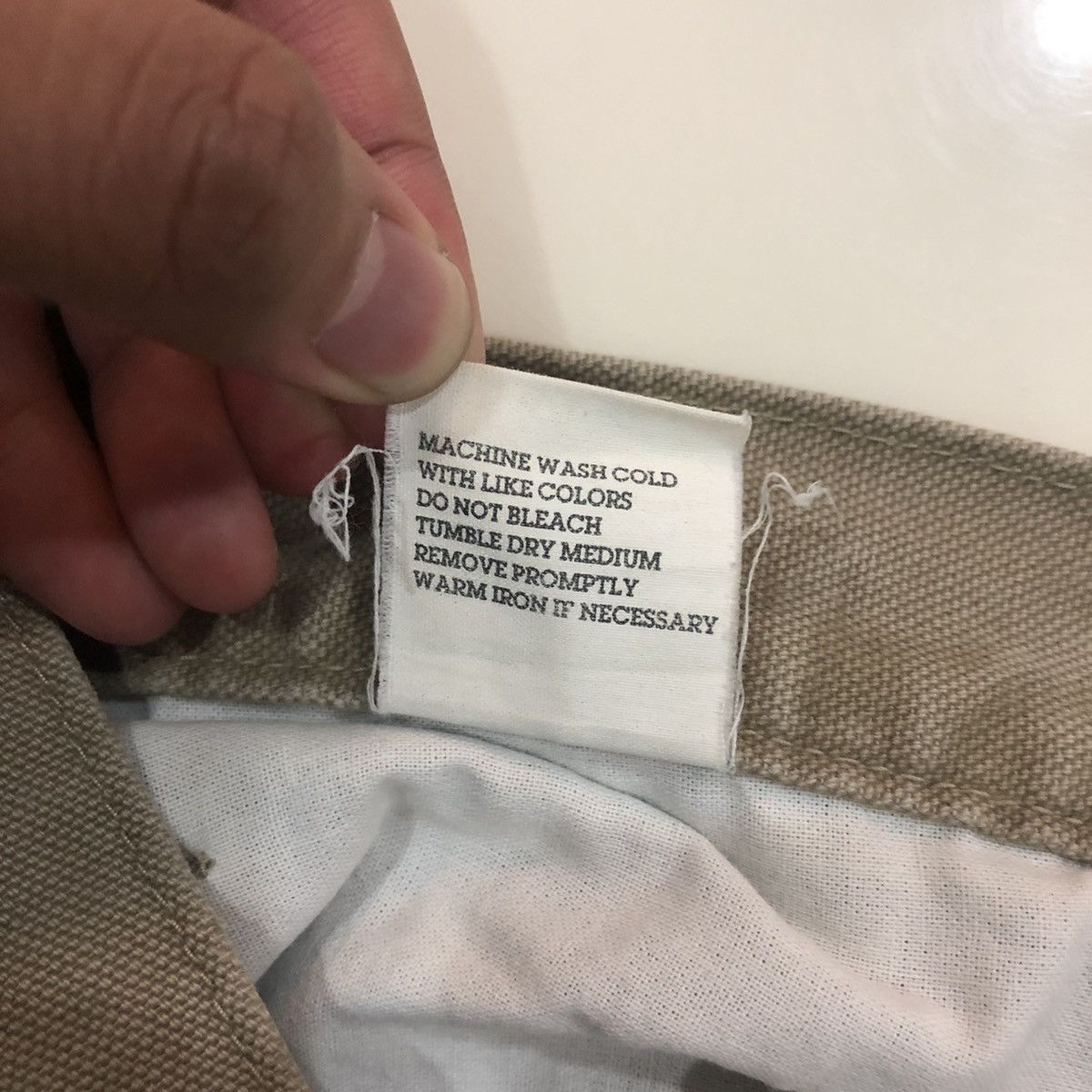 Gap × Japanese Brand × Seditionaries Kapital Style Gap Double knee Beige Pants Size US 34 / EU 50 - 12 Thumbnail