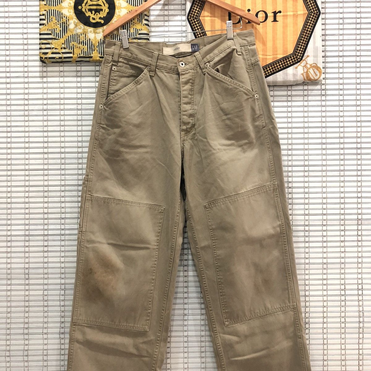 Gap × Japanese Brand × Seditionaries Kapital Style Gap Double knee Beige Pants Size US 34 / EU 50 - 1 Thumbnail
