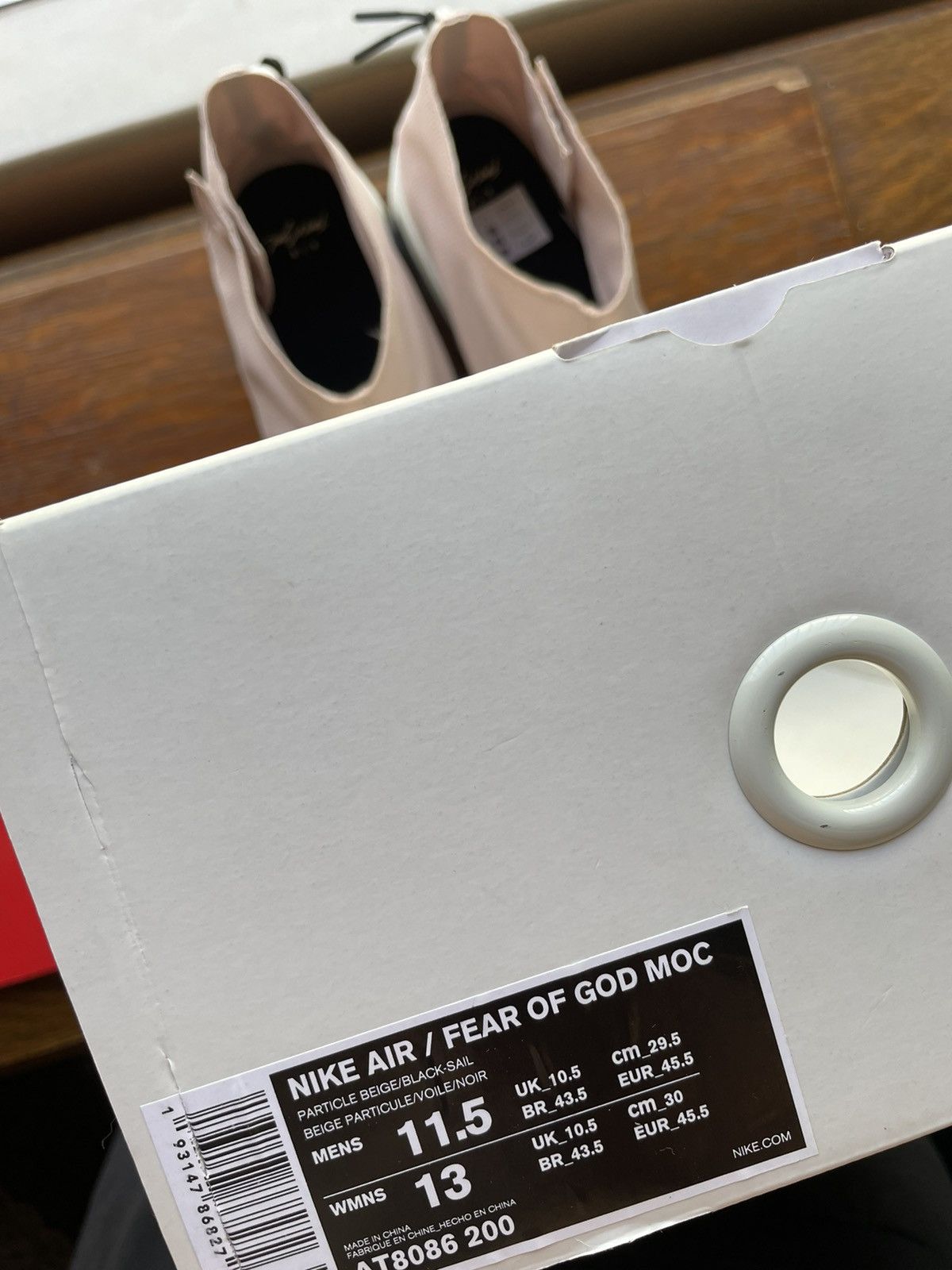 Fear of God Fear of God FOG X Nike Air Moc Beige Size US 11.5 / EU 44-45 - 8 Thumbnail
