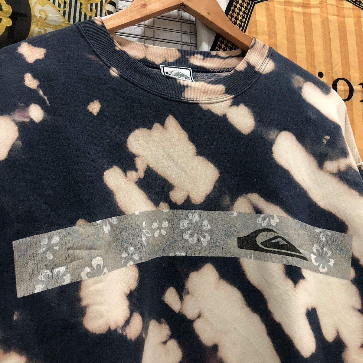 Japanese Brand × Quiksilver Vintage Quiksilver Japan Tie Dye Sweatshirt Size US XL / EU 56 / 4 - 3 Thumbnail