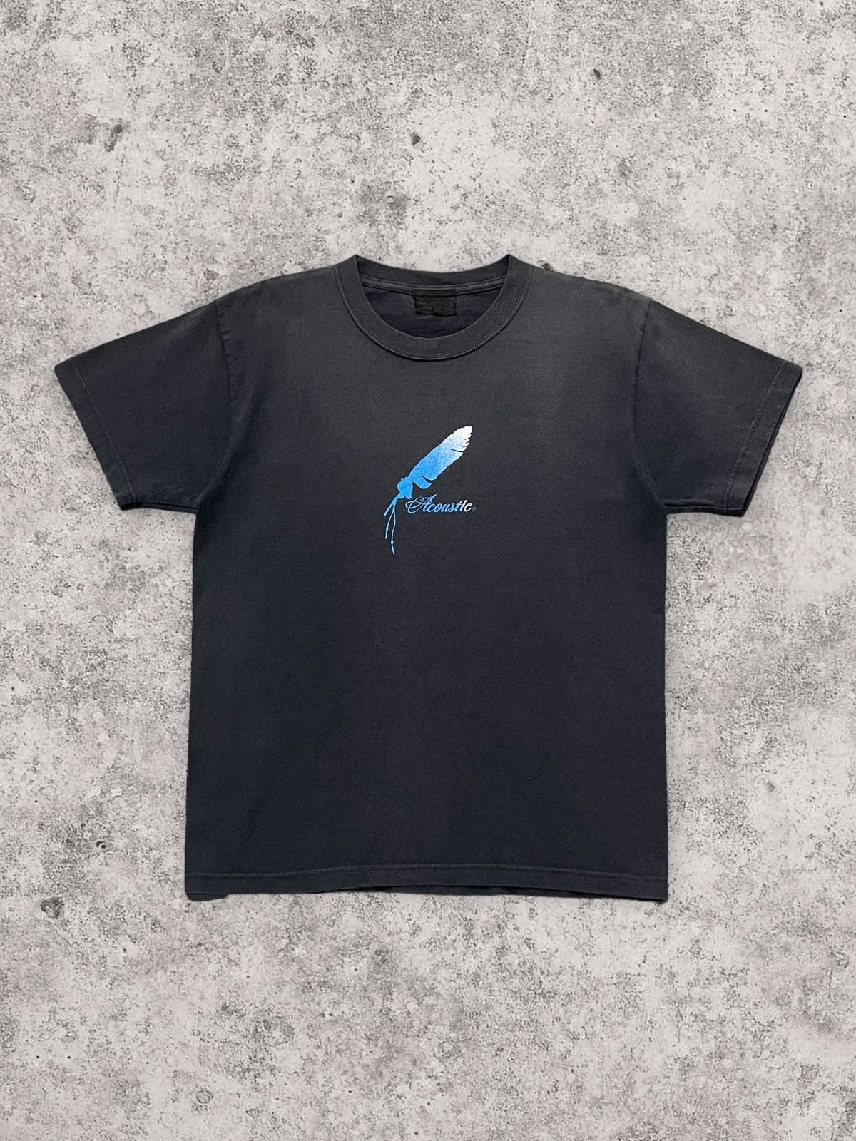 Japanese Brand × Vintage Vintage Y2K Acoustic Japan Sun Faded Tshirt Size US M / EU 48-50 / 2 - 1 Thumbnail