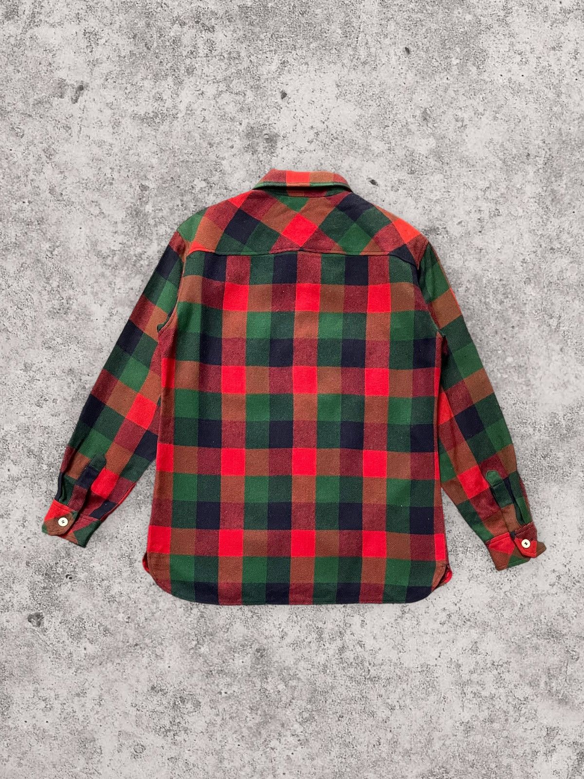 Vintage 80s Daiwa Japan Wool Flannel Shirt