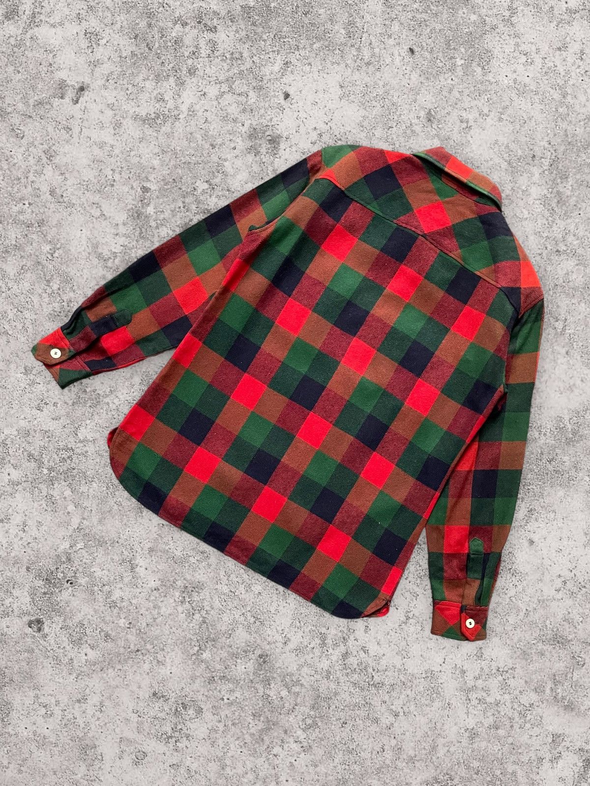 Vintage 80s Daiwa Japan Wool Flannel Shirt