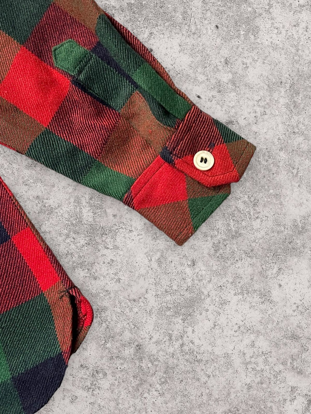 Vintage 80s Daiwa Japan Wool Flannel Shirt