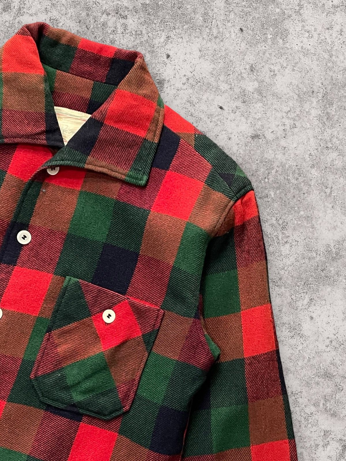 Vintage 80s Daiwa Japan Wool Flannel Shirt