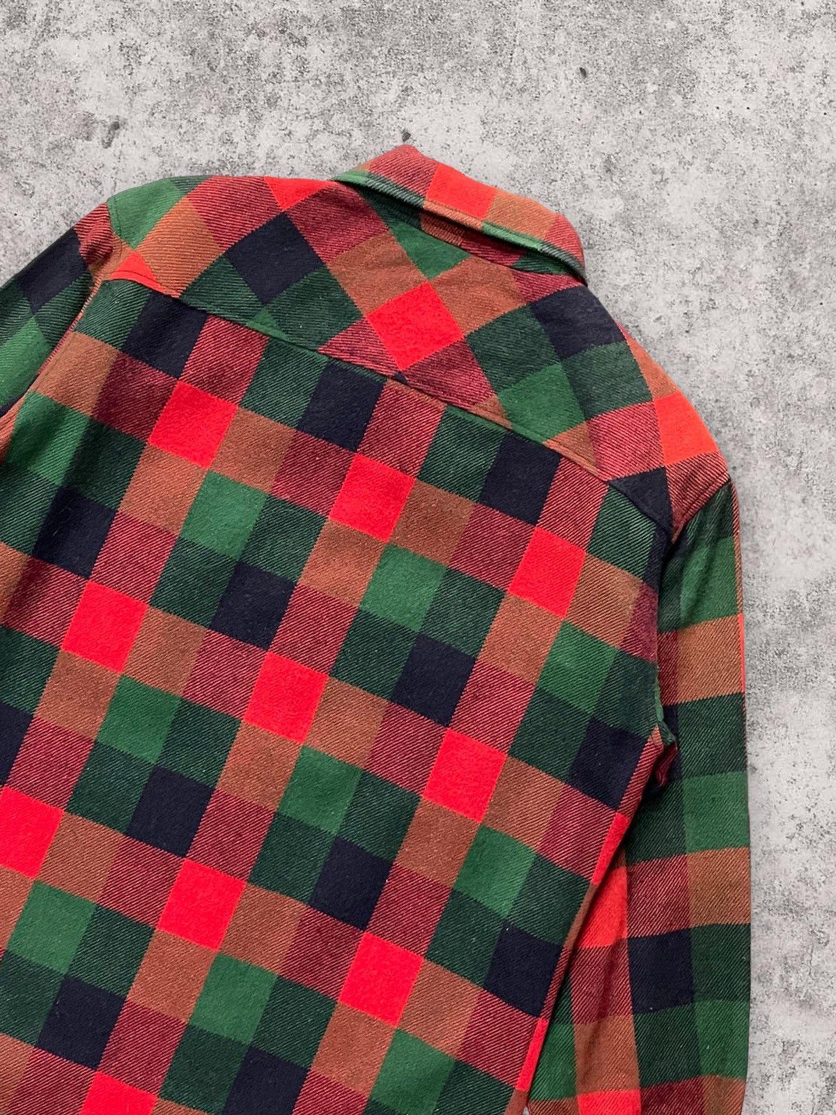 Vintage 80s Daiwa Japan Wool Flannel Shirt