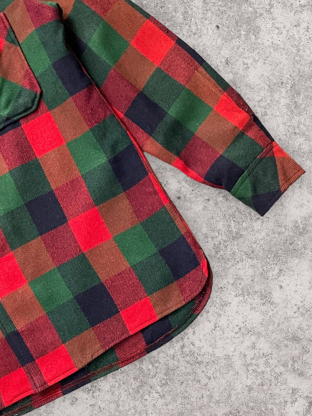 Vintage 80s Daiwa Japan Wool Flannel Shirt