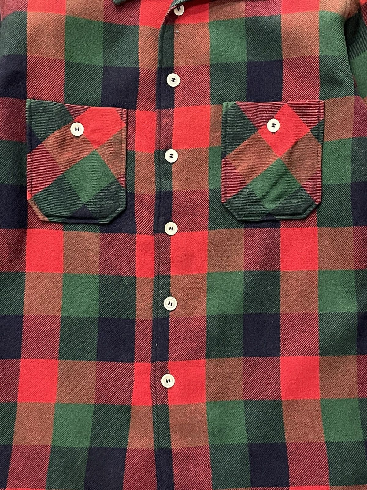 Vintage 80s Daiwa Japan Wool Flannel Shirt