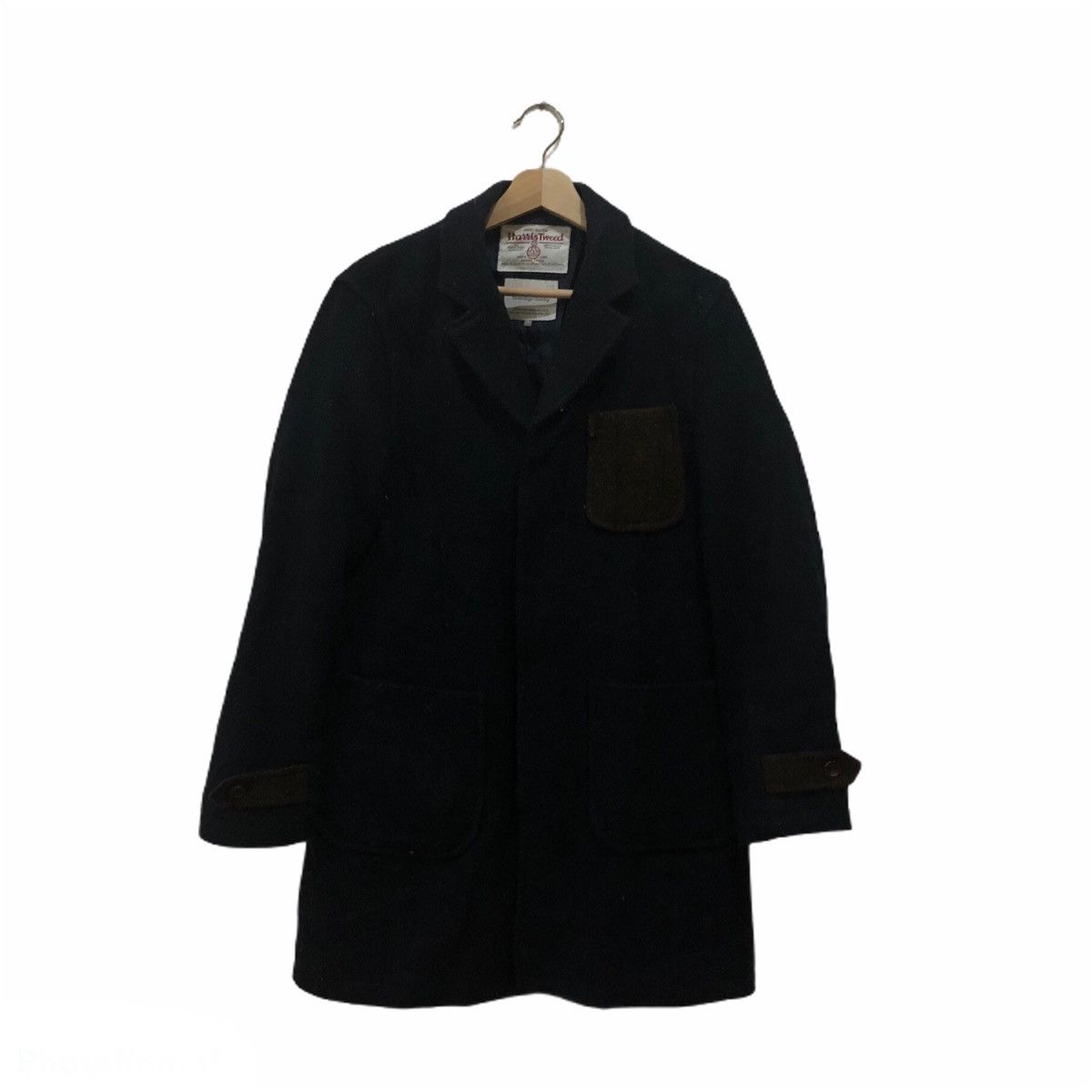 Harris Tweed Hand Woven Harris Tweed Wool Coat Size US M / EU 48-50 / 2 - 2 Thumbnail