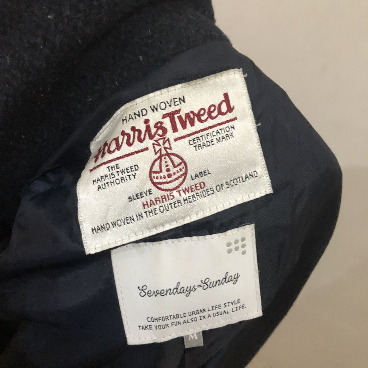 Harris Tweed Hand Woven Harris Tweed Wool Coat Size US M / EU 48-50 / 2 - 7 Thumbnail