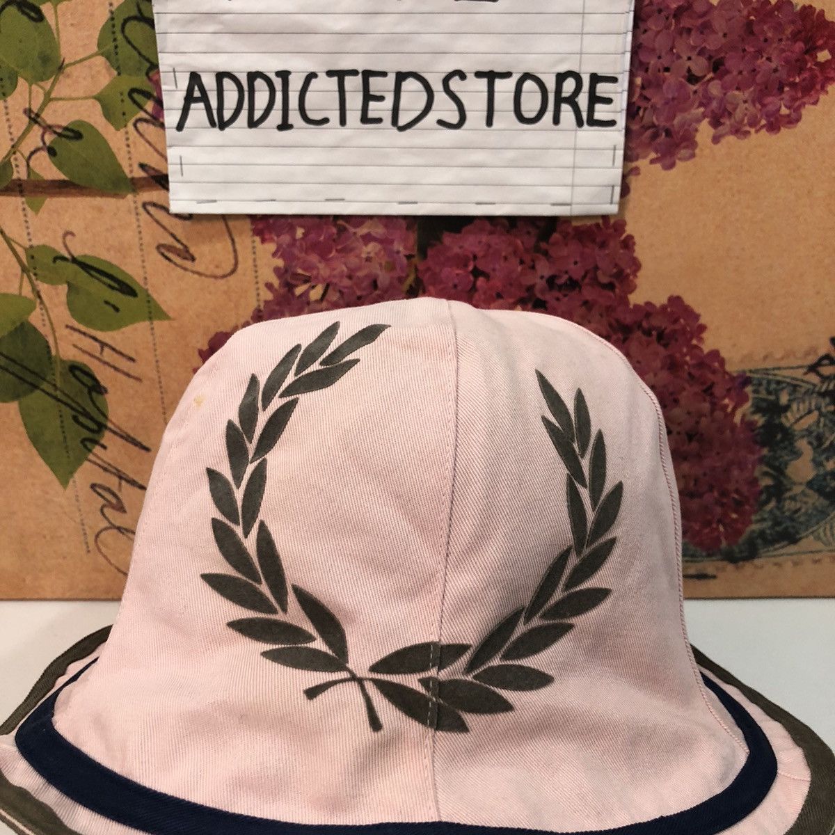 Fred Perry RARE❗️Big Logo Fred Perry Reversible Bucket Hat Size ONE SIZE - 3 Thumbnail