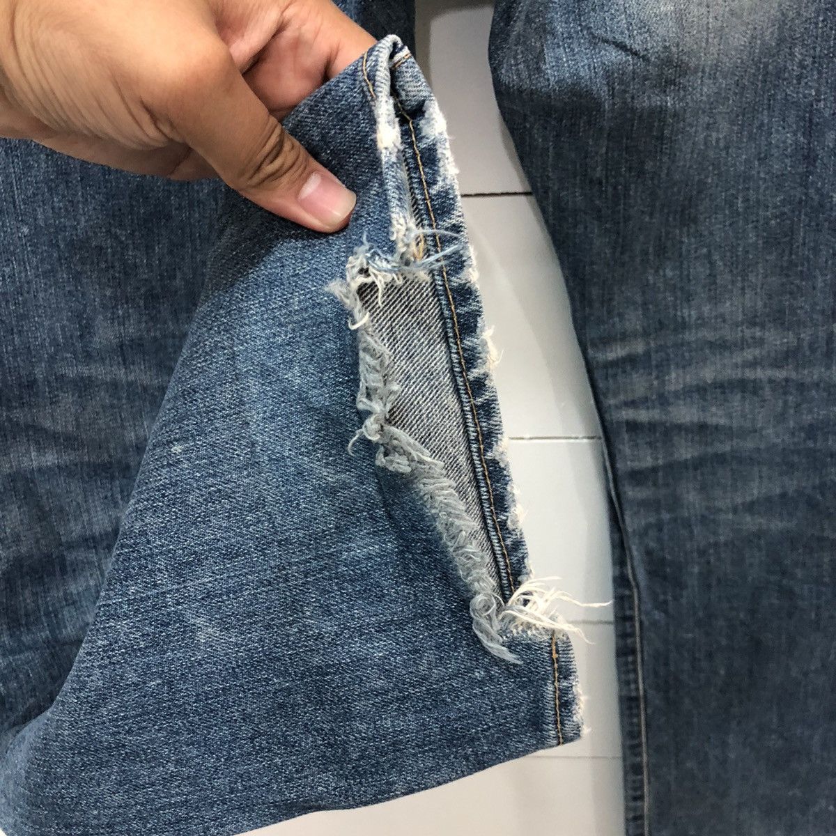 Japanese Brand × Takeo Kikuchi TAKEO KIKUCHI Japan Distressed Denim Jeans Size US 33 - 16 Thumbnail