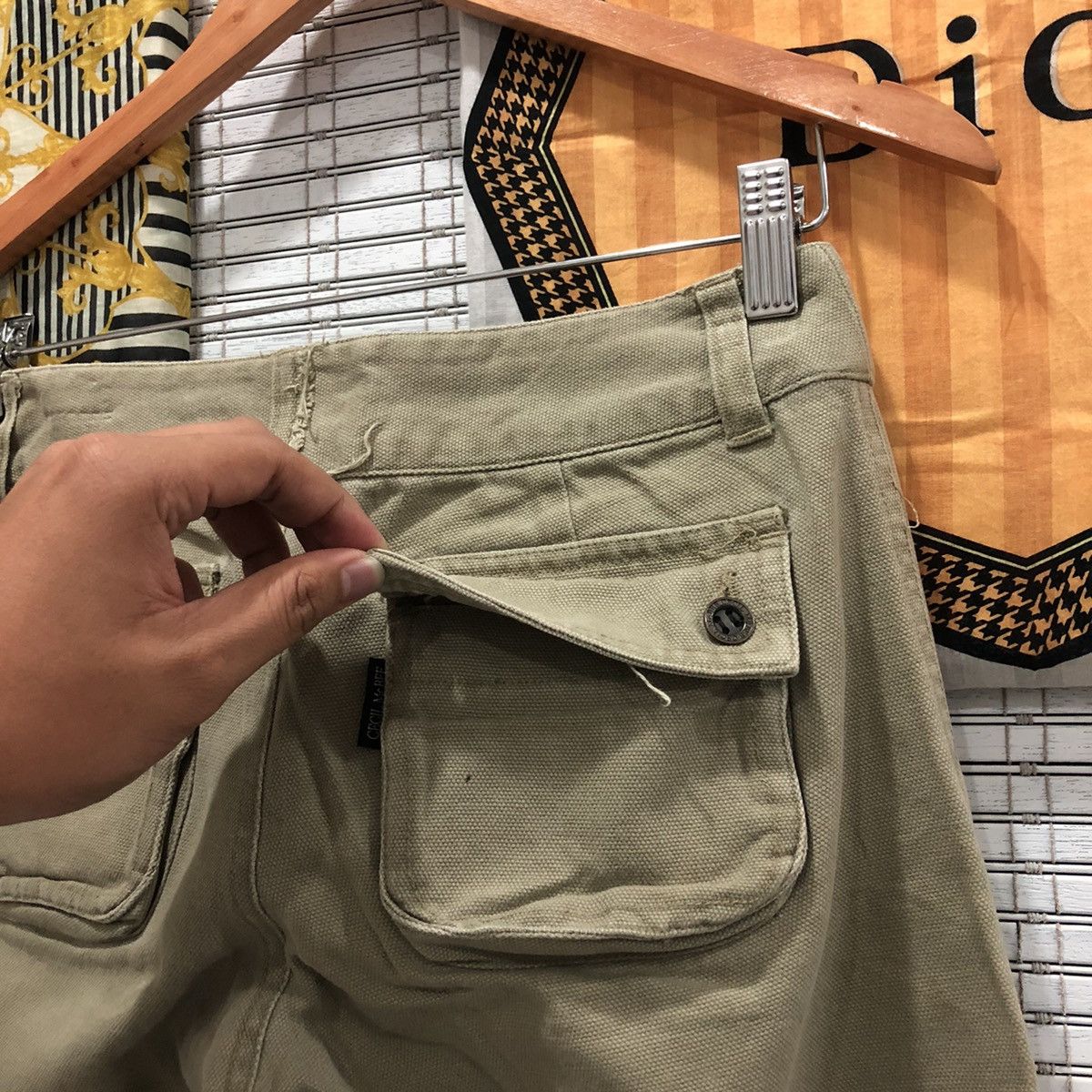 If Six Was Nine × Japanese Brand × Le Grande Bleu (L.G.B.) Kapital Style Tactical Cecil McBee Cargo Pants Size US 29 - 15 Thumbnail