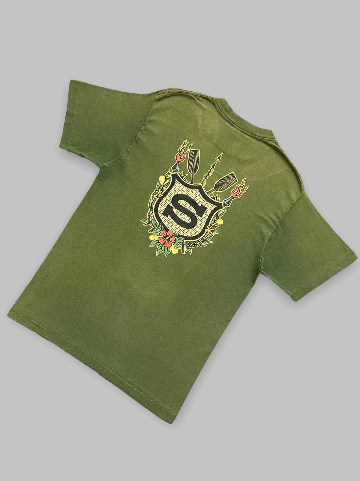 Stussy × Vintage Vintage 90’s Stussy Back Hint Sun Faded Tshirt Size US M / EU 48-50 / 2 - 9 Thumbnail
