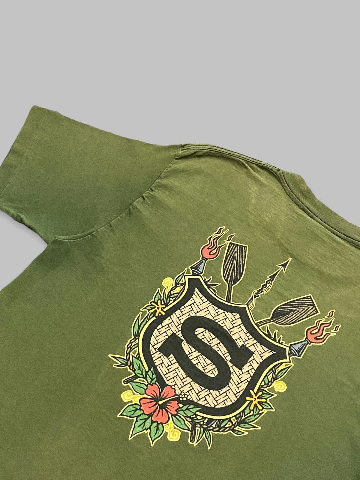 Stussy × Vintage Vintage 90’s Stussy Back Hint Sun Faded Tshirt Size US M / EU 48-50 / 2 - 11 Thumbnail