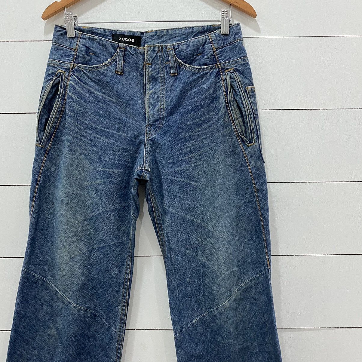 CABANE de ZUCCa Cabane de Zucca Issey Miyake Denim Jeans Size US 30 / EU 46 - 3 Thumbnail
